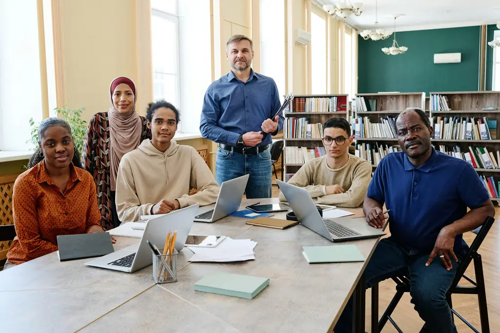 Teacher And His Students